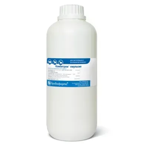 Противопаразитарный препарат для животных Бровафарма Комбитрем эмульсия - 1 л