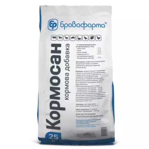 Кормовая добавка для животных Бровафарма Кормосан порошок - 25 кг