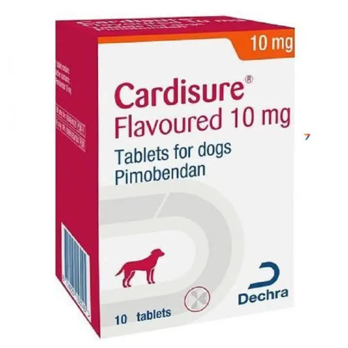 Таблетки для собак Dechra Кардишур (Cardisure) 10 мг (сердечно-сосудистая система) блистер - 10 шт