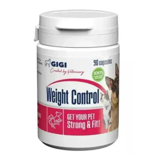 Пищевая добавка для собак и кошек GiGi Weight control (поддержания оптимального веса) капсулы - 90 шт