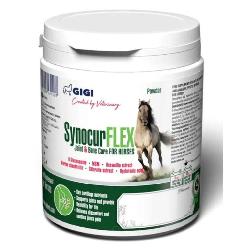 Пищевая добавка для лошадей GiGi Synocur FLEX Joints&Bones (заболеванийя суставов) порошок - 900 гр