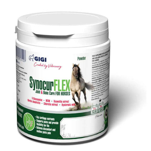 Пищевая добавка для лошадей GiGi Synocur FLEX Joints & Bones (заболеванийя суставов) порошок - 450 гр