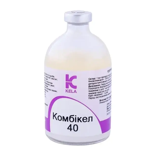 Инъекционный препарат для животных Kela Комбикел 40 ЛА суспензия - 100 мл