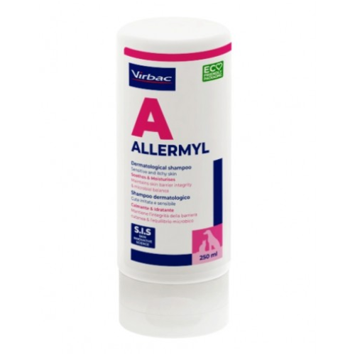 Шампунь для котів та собак Virbac Allermyl (лікування шкіри) рідина - 250 мл