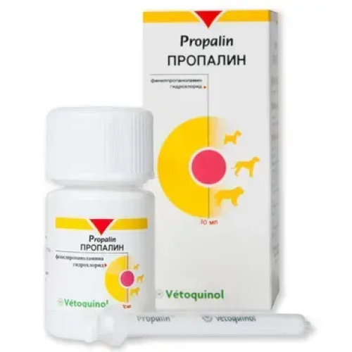 Урологический препарат для собак Vetoquinol Пропалин (при недержании мочи) сироп - 30 мл