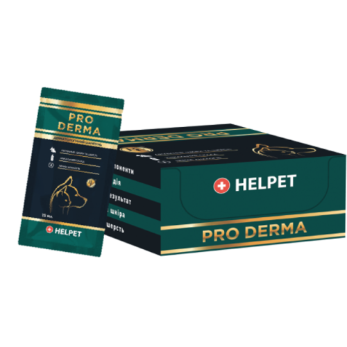Шампунь дерматологічний для котів і собак Ветсинтез PRO DERMA FORTE рідина - 15 мл саше - 20 шт
