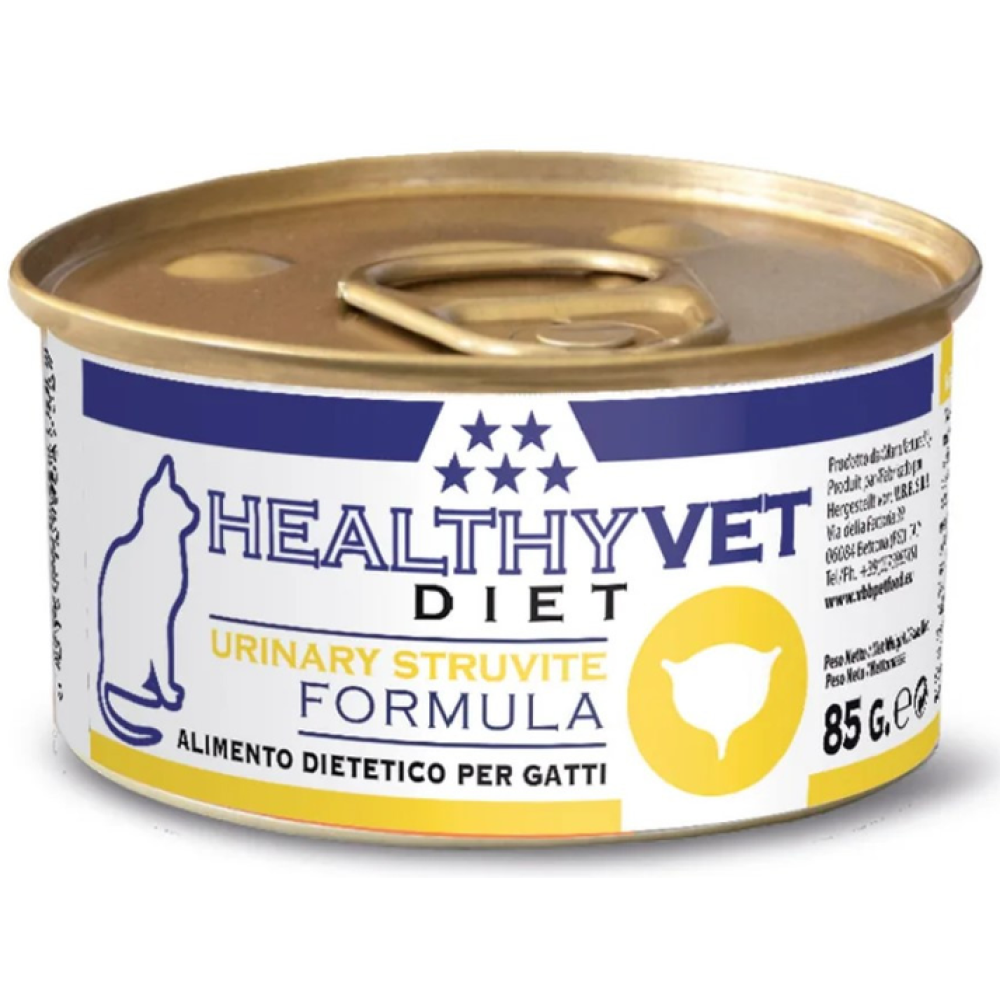 Вологий дієтичний корм для дорослих котів Kippy Healthy Vet Urinary Struvite Formula (сечовидільної системи) паштет - 85 гр