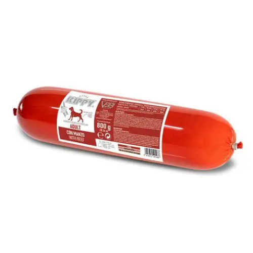 Влажный корм для взрослых активных собак KIPPY KIPPY Dogs Beef (с говядиной) туба - 800гр