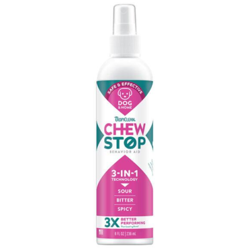Захист предметів у будинку від зубів собак Tropi Clean Chew Stop 3в1 (від погризів) спрей - 236 мл