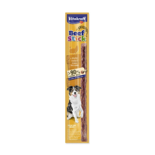 Ласощі для собак Vitakraft Beef Stick swith Turkey (м'ясні палички з індичкою) 1 стік - 12 г