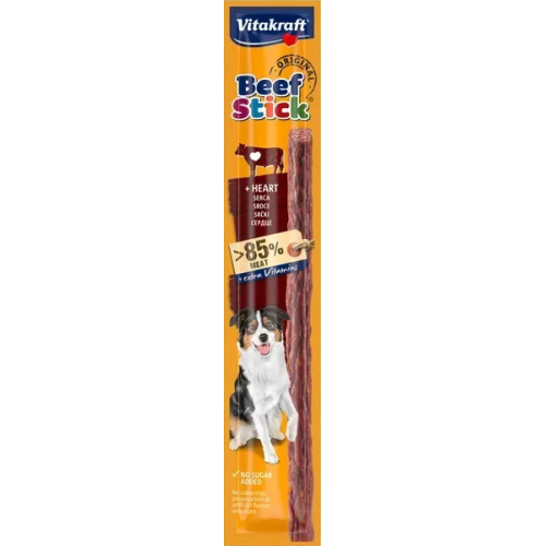 Лакомство для собак Vitakraft Beef-Stick 12g heart (мягкие палочки с говяжьим сердцем) 1 палочка - 12 г