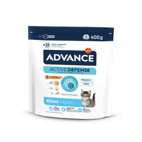 Сухой корм для котят Advance Cat Kitten (с курицей) - 0,4 кг