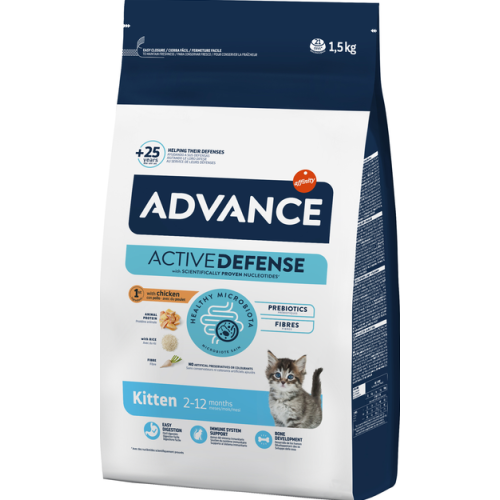 Сухой корм для котят Advance Cat Kitten (с курицей) - 1,5 кг