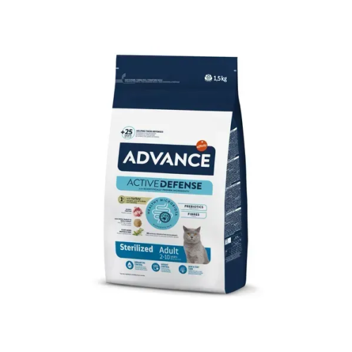 Сухой корм для стерилизованных кошек Advance Cat Sterilized (с индейкой) - 1,5 кг