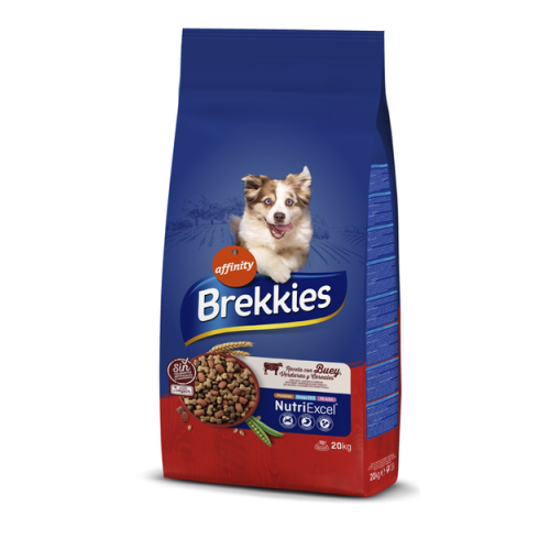 Сухий корм для собак усіх порід Brekkies Dog Beef (з яловичиною) - 20 кг