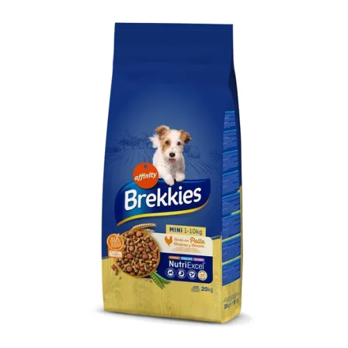 Сухий корм для дорослих собак маленьких порід Brekkies Dog Mini (з куркою) - 20 кг