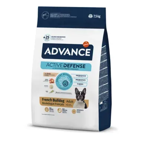 Сухой корм для для для Французских бульдогов Advance Dog French Bulldog (с уткой) - 7,5 кг