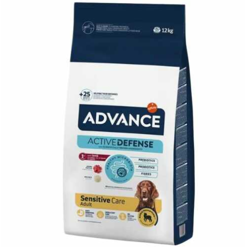 Сухой корм для взрослых собак Advance Dog Med/Maxi Sensitive Lamb&Rice (с ягненком и рисом) - 12 кг