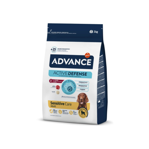 Сухой корм для взрослых собак Advance Dog Med/Maxi Sensitive Lamb&Rice (с ягненком и рисом) - 3кг