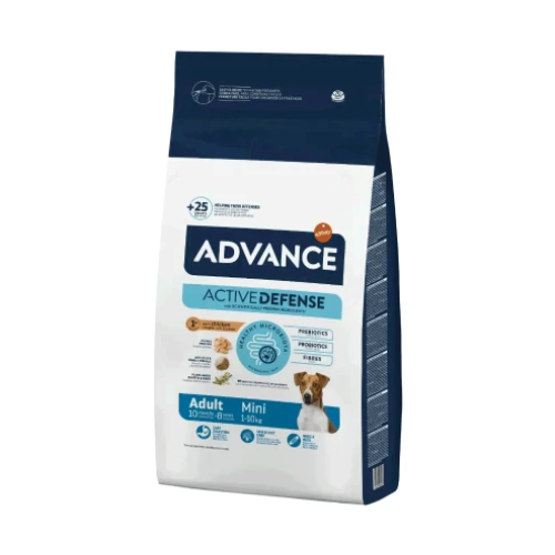 Сухой корм для взрослых собак маленьких пород Advance Dog Mini Adult (с курицей и рисом) - 3 кг