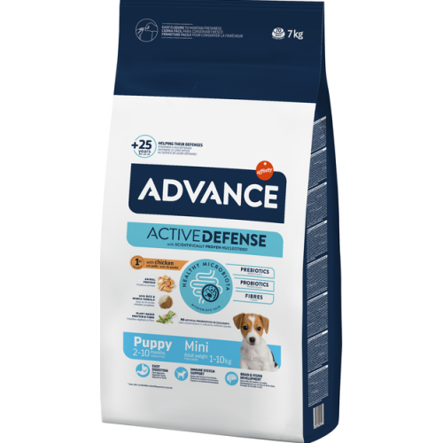 Сухий корм для цуценят маленьких порід Advance Dog Medium Puppy (з куркою та рисом) - 7 кг