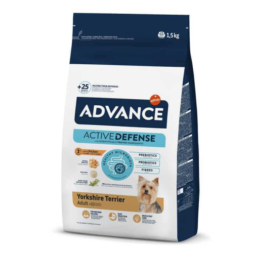 Сухой корм для Йоркширских терьеров Advance Dog Yorkshire (с курицей и рисом) - 1,5 кг