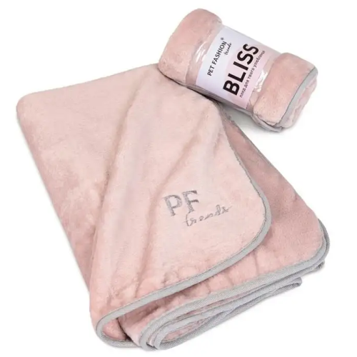 Плед для собак и кошек Pet Fashion Bliss 2 плюш (пудра) - 68х114,6 см