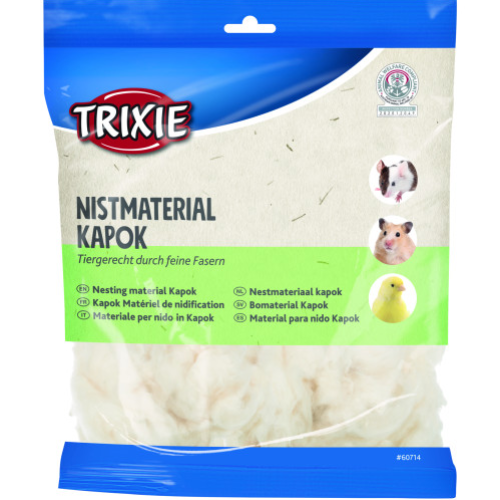 Гніздовий матеріал для гризунів Trixie (кремовий) капок - 100 г