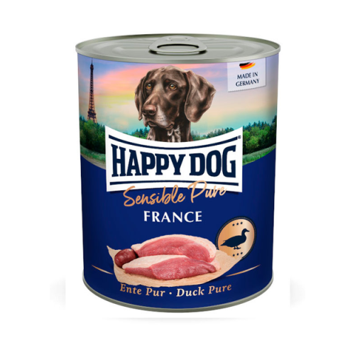 Вологий корм для собак Happy Dog Sens Ente Pur Ds (паштетз качкою) - 800 г