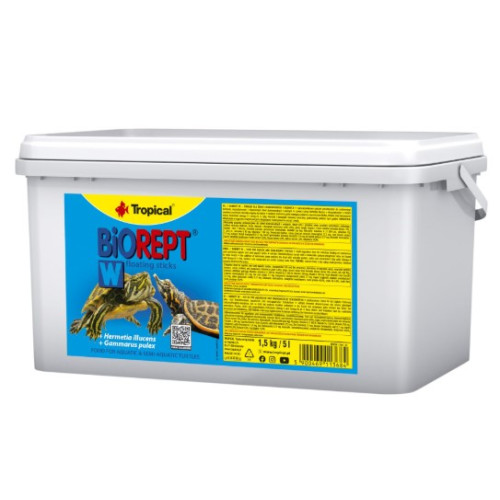 Корм для водоплавающих черепах Tropical BioRept W 5л (1.5 кг)