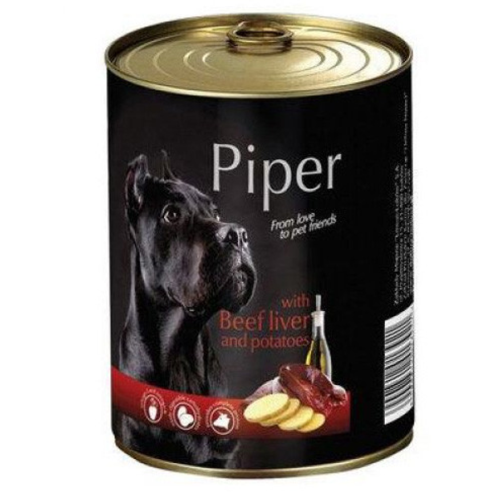 Влажный корм для собак "DN Piper" консервы с говяжьей печенью и картофелем 400гр
