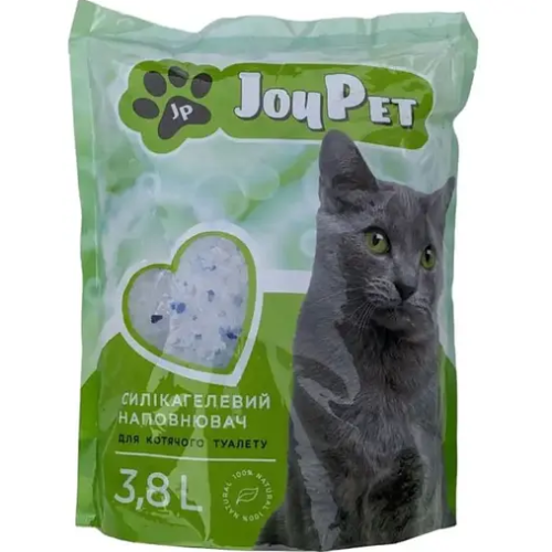 Наполнитель силикагелевый для кошачьих туалетов JoyPet 3,8л (1,6кг)
