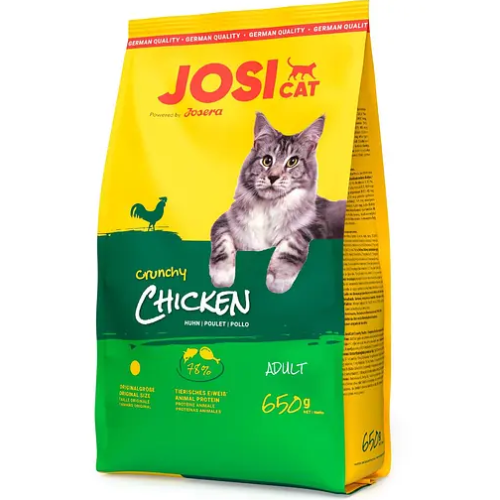 Сухий корм для котів JosiCat Crunchy Chicken 0,65 кг