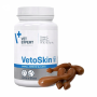 Пищевая добавка для котов и мелких пород собак Vet Expert VetoSkin Small breed & cat здоровье кожи и шерсти, капсулы - 60шт