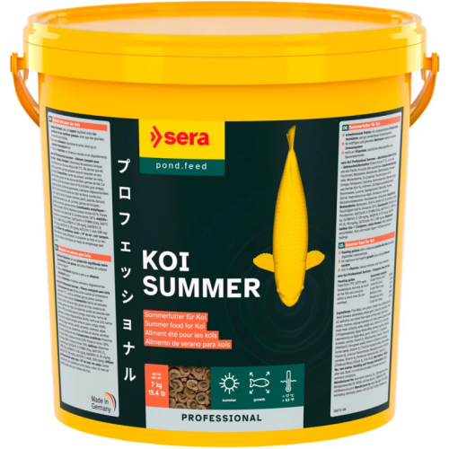 Корм для карпов кои sera KOI Professional Summer - корм літо 21 л (7 кг)