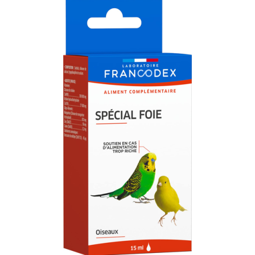 Харчова добавка для птахів Francodex Special Foie підтримання здоров'я печінки 15 мл