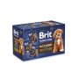 Вологий корм для собак малих порід Brit Premium Fillets in Gravy Multipack філе в соусі Мультипак 12 шт -1020 г