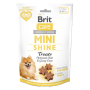Ласощі для собак малих порід Brit Care Mini Treats Shine для блискучої шерсті (лосось) - 50 г