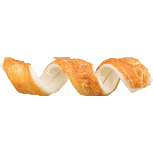 Ласощі для собак Trixie Denta Fun Chicken Chewing Curl bulk  Denta Fun Курячі жувальні палички фасовані 15 см 35 г
