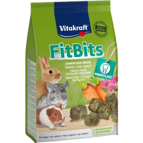 Лакомство для декоративных грызунов Vitakraft Fit Bits овощи и люцерна - 500 г