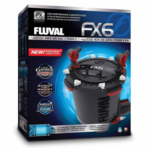 Зовнішній каністровий фільтр для акваріума Hagen Fluval FX6 до 1500 л