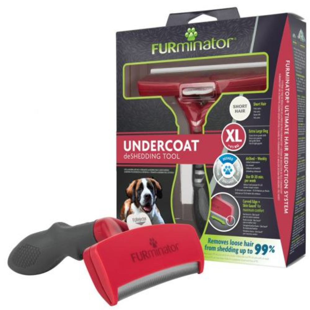 Фурмінатор для гігантських порід собак (понад 42 кг) FURminator Short Hair з короткою шерстю розмір ХL
