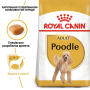 Сухой корм для взрослых собак породы пудель ROYAL CANIN POODLE ADULT (здоровье шерсти) 1,5кг