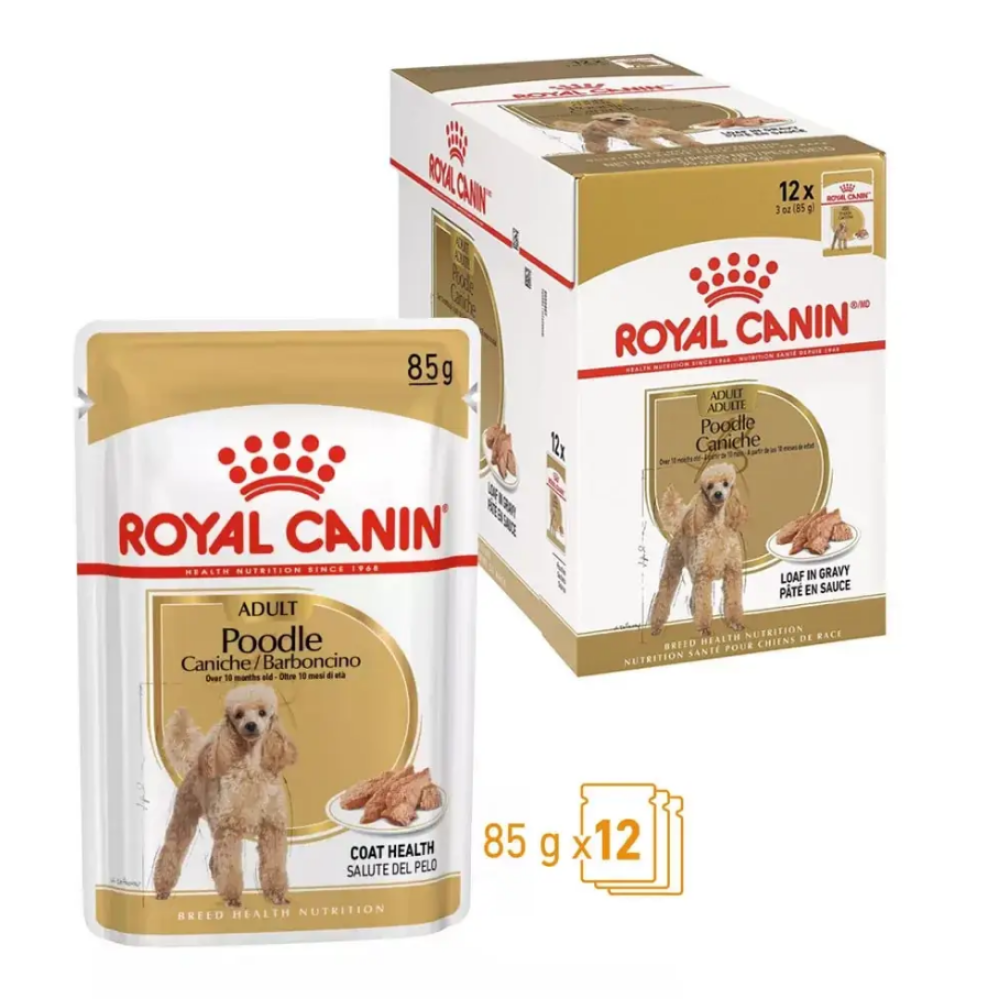 Вологий корм для собак породи пудель Royal Canin Poodle Loaf (здоров'я шерсті) паштет, пауч 12 шт по 85 г 
