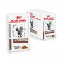 Вологий корм для дорослих котів Royal Canin GASTROINTESTINAL FIBRE RESPONSE CAT (при розладах травлення) шматочки в соусі, пауч 12 шт по 85 г
