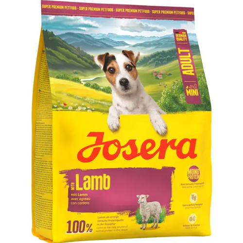 Сухий корм для собак JOSERA Mini Adult Lamb (беззерновий) з ягнятиною - 900 г