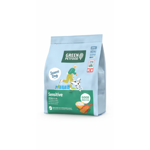 Сухий корм для собак Green Petfood Sensitive with Insects з протеїном комах 900г