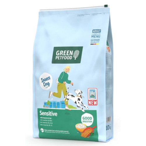 Сухий корм для собак Green Petfood Sensitive with Insects з протеїном комах 10кг