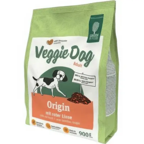 Сухой корм для собак Green Petfood VeggieDog origin (беззерновой) с красной чечевицей - 900 г