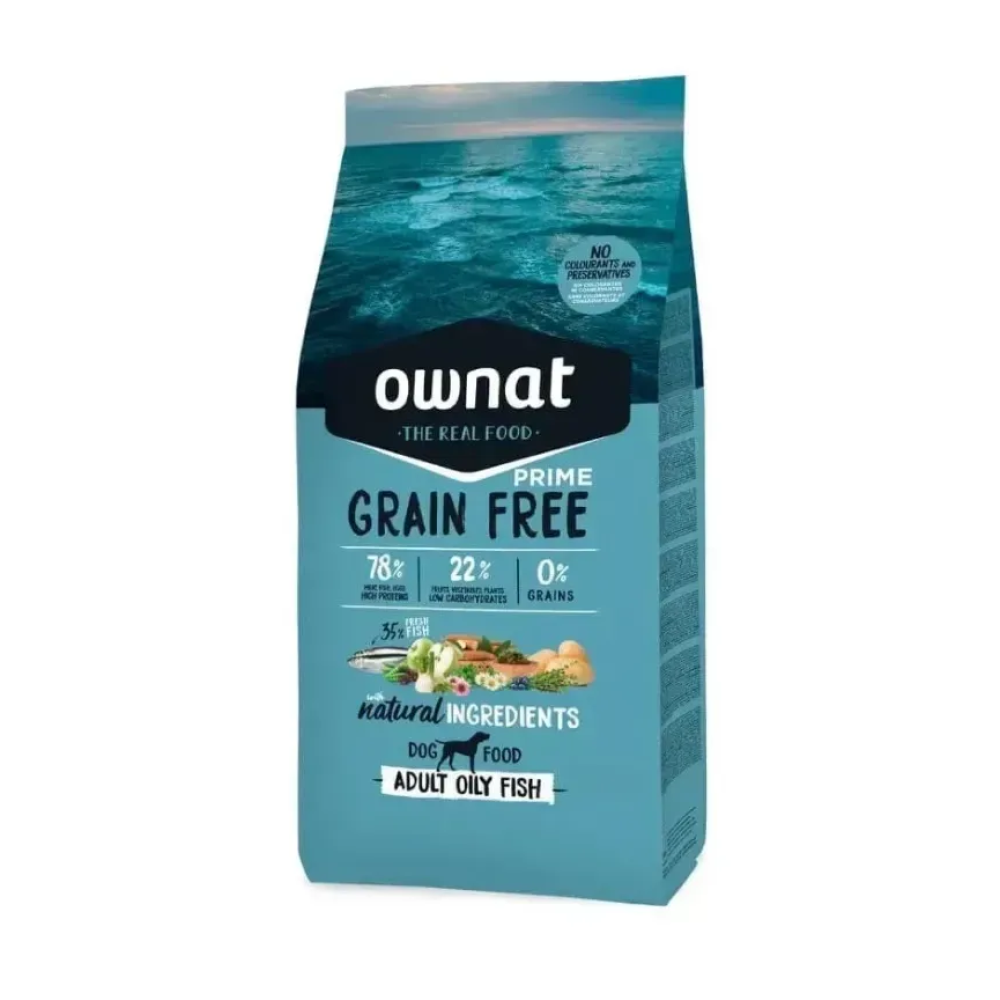 Сухой корм для собак Ownat Grain Free Dog Fish (беззерновой) с рыбой - 3 кг Сухой корм для собак Ownat Grain Free Dog Fish (беззерновой) с рыбой - 3 кг